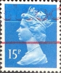 Stamps United Kingdom -  Intercambio 0,25 usd 15 p. 1989