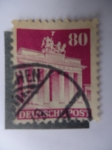 Stamps Germany -  Puerta de Branderburg. Alemania Federal.