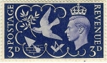 Stamps United Kingdom -  Jorge VI y símbolos de la paz y de la industria