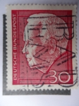 Stamps Germany -  Heinrich Lubke.