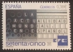 Stamps Spain -  75 anivº de la Agencia EFE