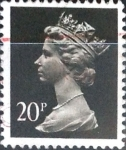 Stamps United Kingdom -  Intercambio 1,10 usd 20 p. 1989