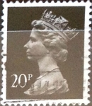 Stamps United Kingdom -  Intercambio 1,10 usd 20 p. 1989