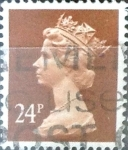 Stamps United Kingdom -  Intercambio 0,90 usd 24 p. 1991