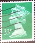 Stamps United Kingdom -  Intercambio 1,90 usd 33 p. 1990