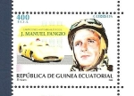 Sellos de Africa - Guinea Ecuatorial -  Campeones Automovilisticos - Formula 1 - J. Manuel Fangio