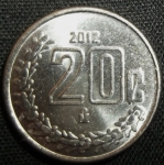 monedas de America - M�xico -  2012 (Anverso)