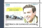 Stamps Equatorial Guinea -  Campeones Automovilisticos - Formula 1 - Jim Clark