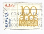 Stamps Spain -  100 años del periódico La Verdad