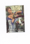 Stamps Spain -  La mujer y las flores. Alfredo Roldán