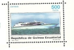 Sellos de Africa - Guinea Ecuatorial -  Barcos -   Ferry