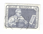 Stamps Belgium -  Dia del sello 1985. Dag Van de Postzegel