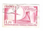 Stamps France -  Monumento nacional en homenaje a Juana de Arco