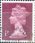 Stamps United Kingdom -  Intercambio 0,20 usd 1 p. 1971