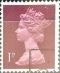 Stamps United Kingdom -  Intercambio 0,20 usd 1 p. 1971