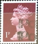 Stamps United Kingdom -  Intercambio 0,60 usd 1 p. 1980