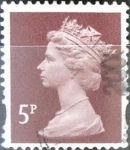 Stamps United Kingdom -   5 p. 1997