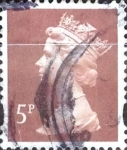 Sellos de Europa - Reino Unido -  Intercambio 0,20 usd 5 p. 1993