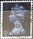 Stamps United Kingdom -  Intercambio 0,20 usd 5 p. 1968
