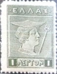 Stamps Greece -  Intercambio 0,65 usd 1 lepta 1911