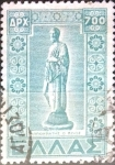 Stamps Greece -  Intercambio 0,25 usd 700 dracmas 1950