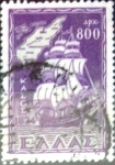 Stamps Greece -  Intercambio cxrf 0,20 usd 800 dracmas 1950