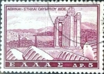 Stamps Greece -  Intercambio crxf 0,25 usd 5 dracma 1961