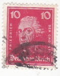 Stamps Germany -  Friedrich Der Crosset