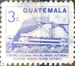 Stamps Guatemala -  Intercambio 0,20 usd 3 cent. 1987