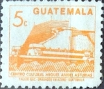 Stamps Guatemala -  Intercambio 0,20 usd 5 cent. 1990