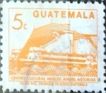 Stamps Guatemala -  Intercambio 0,20 usd 5 cent. 1990