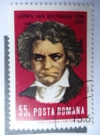 Stamps Romania -  Ludwig Van Bethoven 1770-1970 - 200 Años de su nacimiento