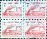 Sellos de America - Guatemala -  Intercambio 0,80 usd 4x7 cent. 1987