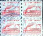 Sellos de America - Guatemala -  Intercambio 0,80 usd 4x7 cent. 1987