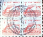 Sellos de America - Guatemala -  Intercambio 0,80 usd 4x7 cent. 1987