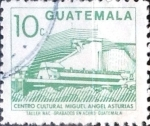 Stamps Guatemala -  Intercambio 0,20 usd 10 cent. 1987