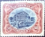 Stamps : America : Guatemala :  Intercambio 0,40 usd 50 cent. 1902
