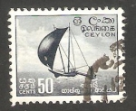 Sellos de Asia - Sri Lanka -  298 - Barco pesquero