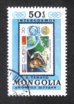 Sellos de Asia - Mongolia -  Copia del sello cubano