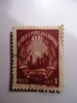 Stamps : Europe : Romania :  Republica Popular Romana - RPR.