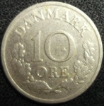monedas de Europa - Dinamarca -  1962 (Reverso)