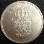 monedas de Europa - Dinamarca -  1962 (Reverso)