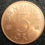 monedas de Europa - Dinamarca -  1981 (Reverso)