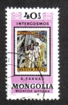 Stamps : Asia : Mongolia :  Intercosmos Programa del Espacio