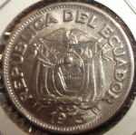 monedas de America - Ecuador -  1975 (Anverso)