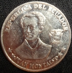 monedas de America - Ecuador -  2000 (Anverso)