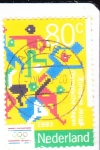 Stamps Netherlands -  juegos europeos olímpicos Dagen-ilustración