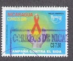 Stamps : America : Nicaragua :  Campaña contra el SIDA