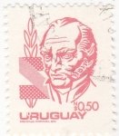 Stamps : America : Uruguay :  general Artígas