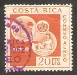Stamps Costa Rica -  319 - 15 anivº de Naciones Unidas